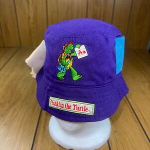 Vintage 2000 Franklin the Turtle Purple Bucket Hat Embroidered New With Tags